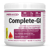 Envase PEScience Complete-GI vista frontal con sabor sandía y beneficios completos