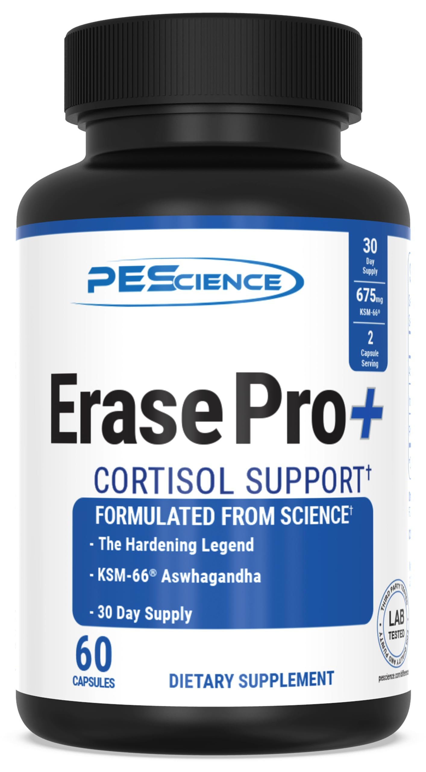 PEScience Erase Pro+ frente del envase mostrando la etiqueta y beneficios