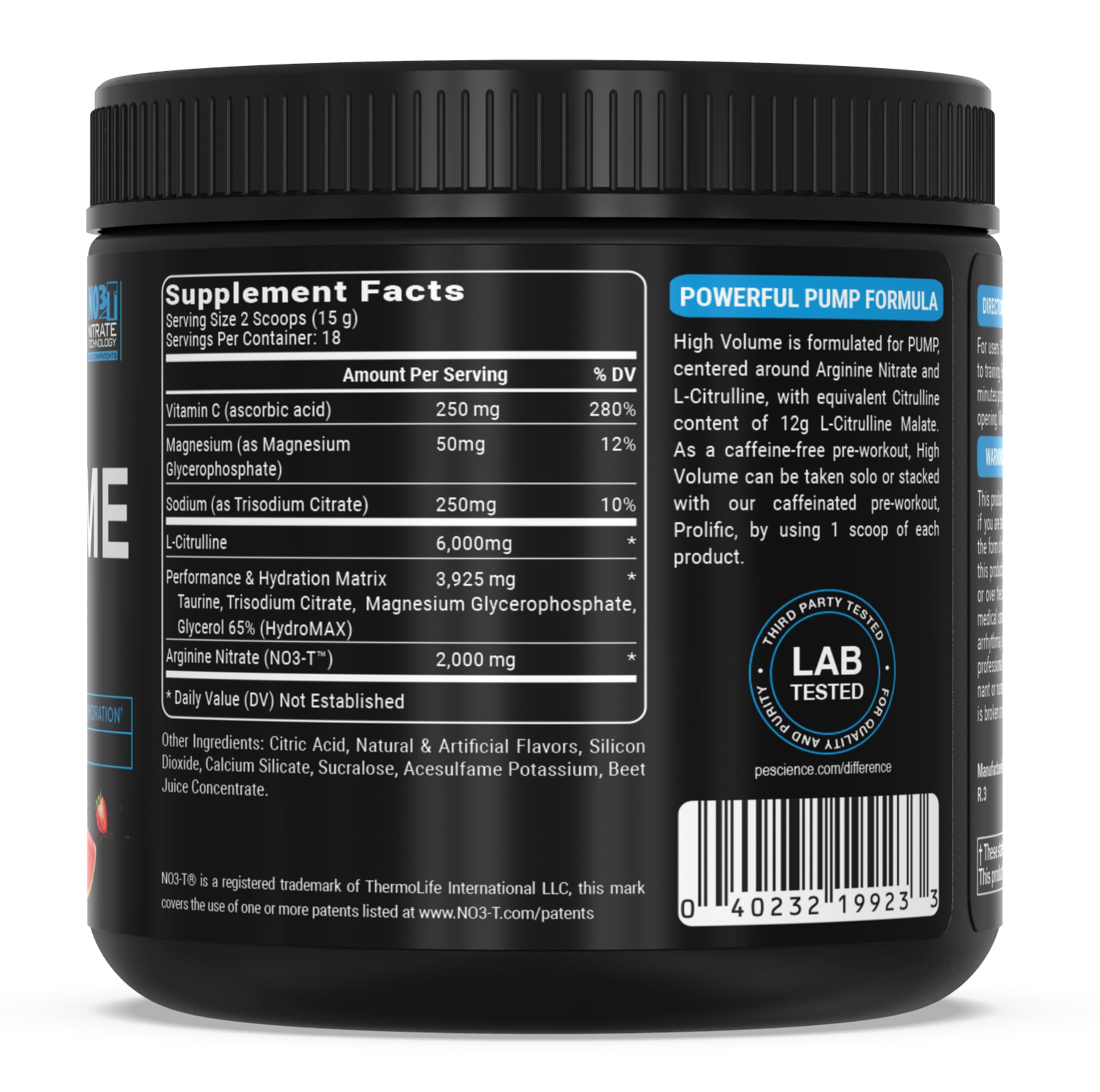 PEScience envase junto a creatina y BCAA mostrando compatibilidad en stack