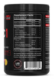 PEScience Prolific-1 enfoque en lista de ingredientes que transmite transparencia y confianza