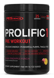 PEScience Prolific-1 frente del envase mostrando diseño y sabor Guava Pineapple Punch