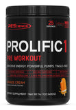 PEScience envase frontal Prolific-1 mostrando sabor naranja crema y beneficios