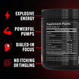 PEScience scoop con 2 cucharadas de Prolific mostrando la dosis recomendada y medida clara