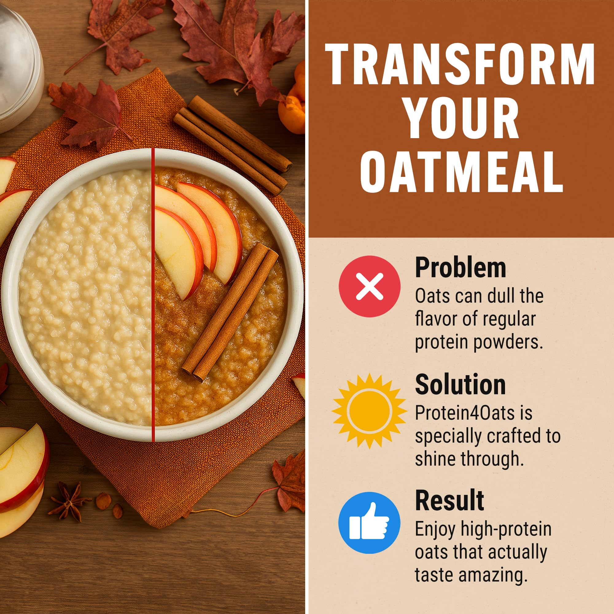 PEScience avena preparada con Protein4Oats aspecto cremoso y sabor equilibrado