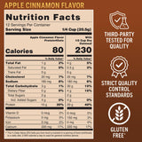 PEScience etiqueta nutricional mostrando información de proteínas