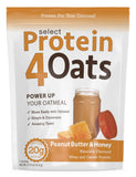 PEScience Protein4Oats envase frontal mostrando sabor Peanut Butter & Honey y beneficios nutricionales