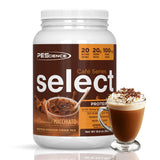 PEScience envase frontal Caramel Macchiato mostrando etiqueta clara y sabor