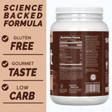 PEScience taza caliente Iced Mocha hecho con espumador, cremosidad y calor