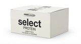 Comparación de tamaño del envase PEScience Select junto a botella para escala