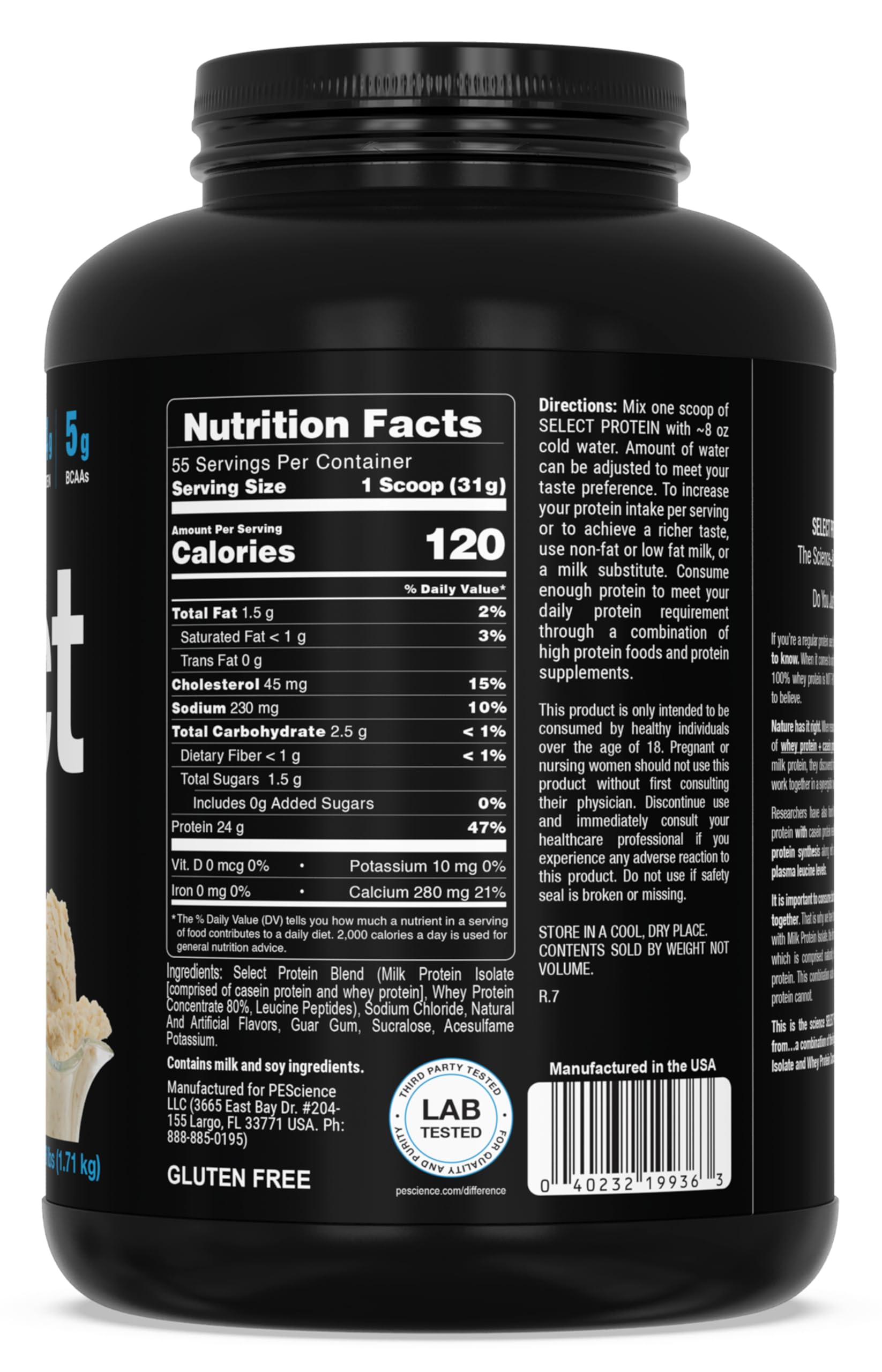 PEScience bote junto a equipo de gimnasio, ideal para rutina de entrenamiento