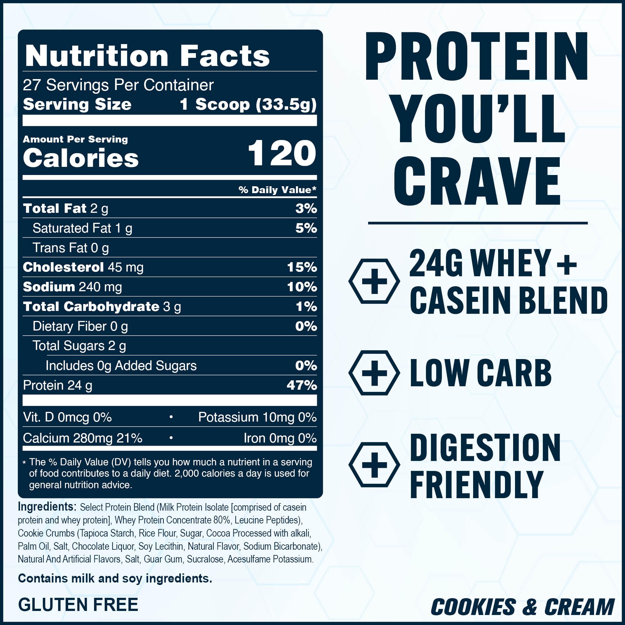 PEScience textura de polvo Select Protein, mezcla fina que facilita disolución sin grumos