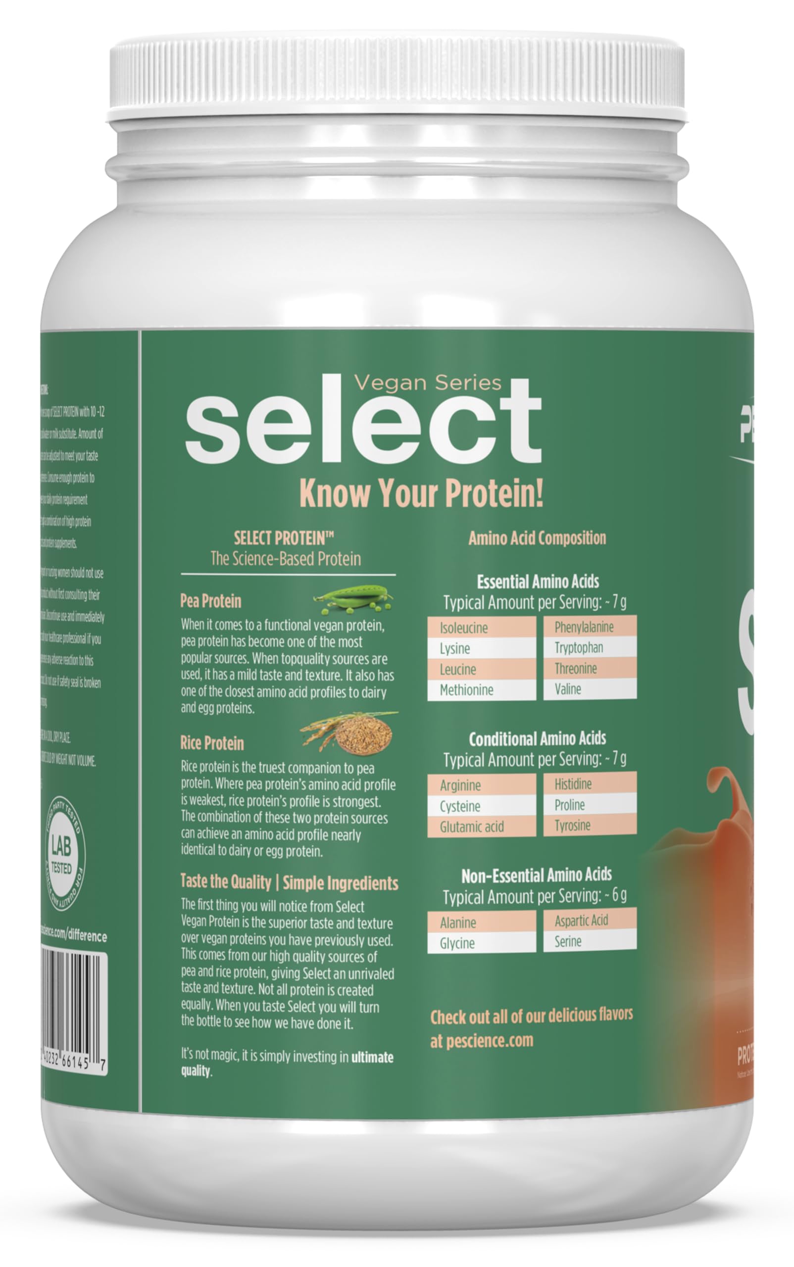 PEScience bol con ingredientes vegetales destacando perfil proteico