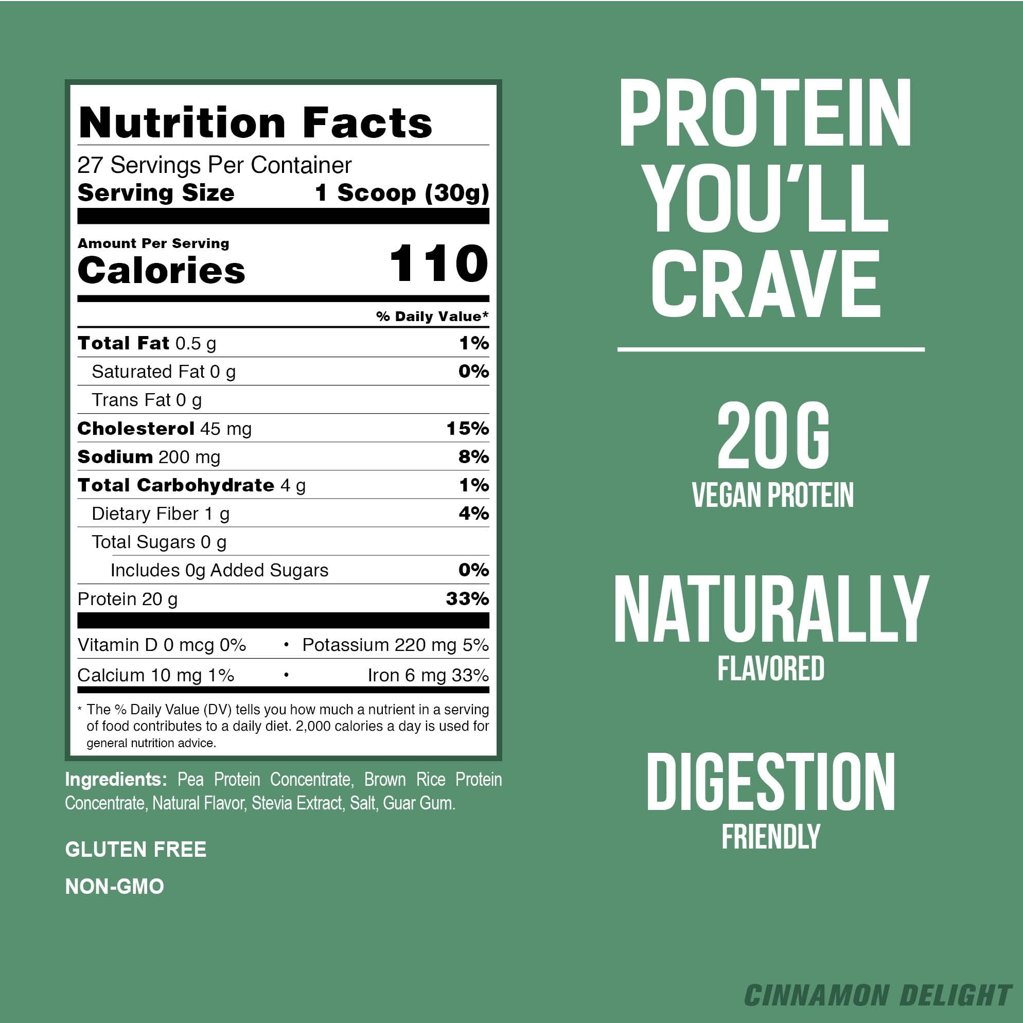 PEScience etiqueta nutricional legible que muestra pureza y pruebas