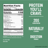 PEScience etiqueta nutricional legible que muestra pureza y pruebas