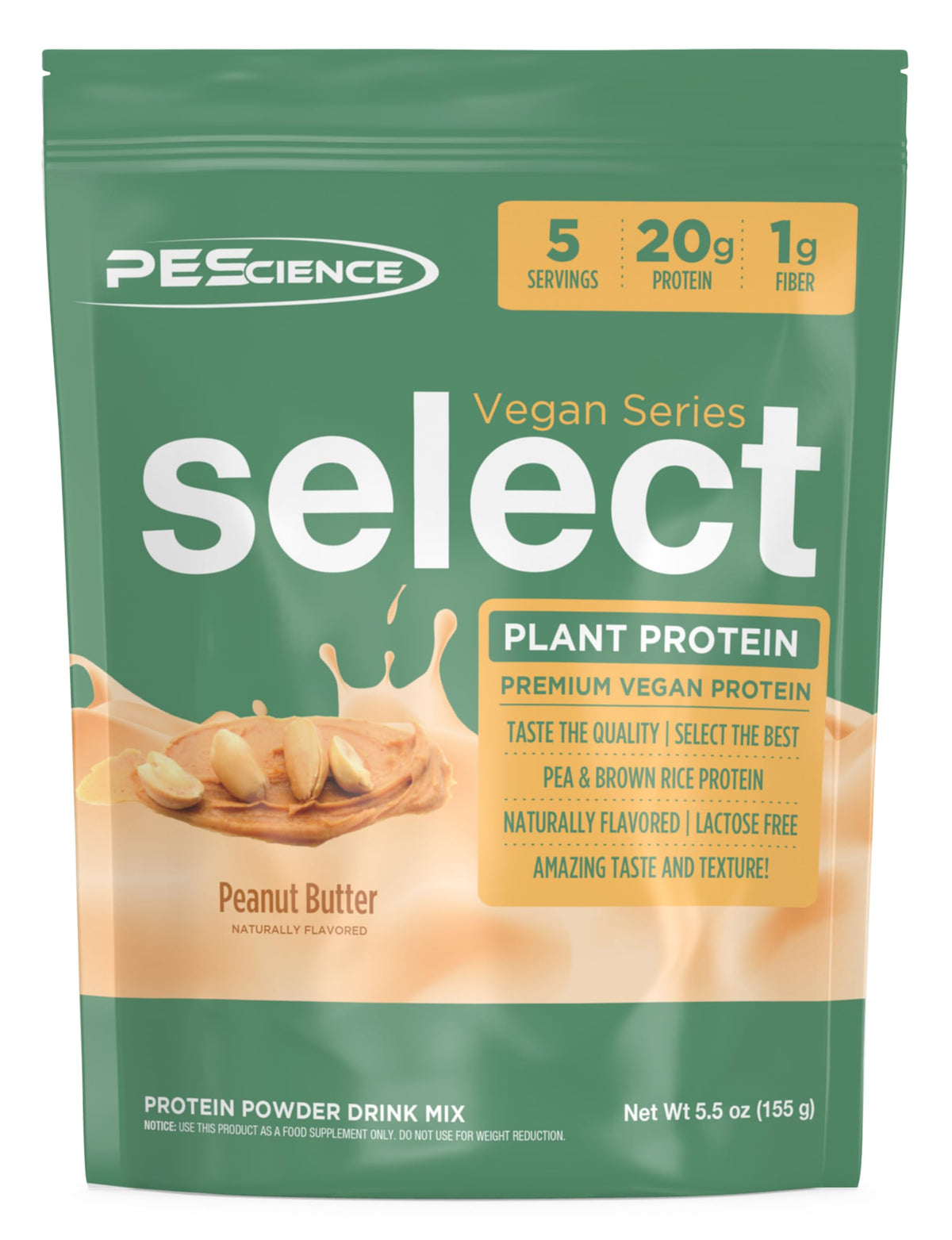 PEScience paquete frontal Peanut Butter Delight, fácil de transportar