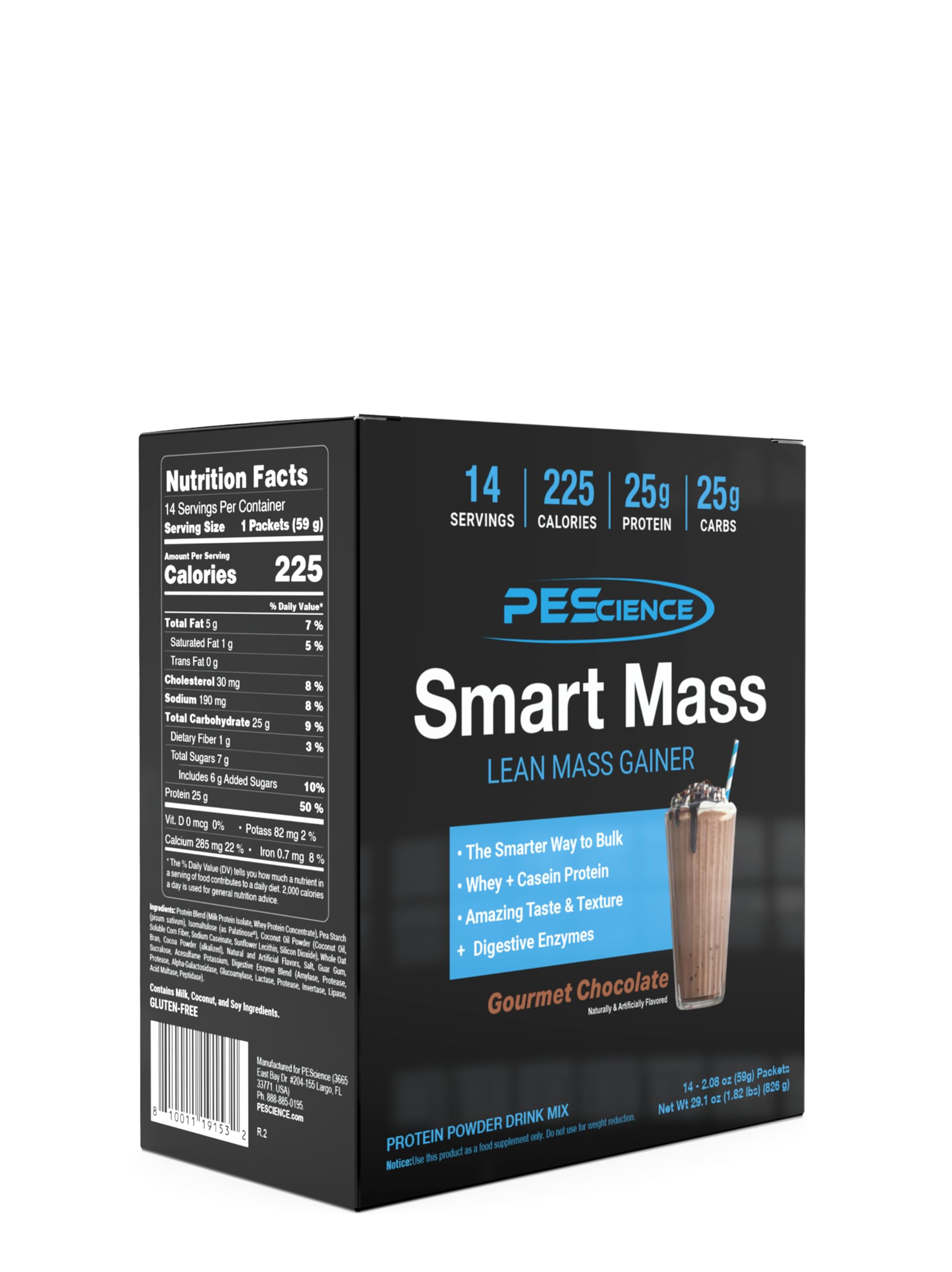 PEScience Smart Mass en uso post-entreno ofreciendo recuperación conveniente