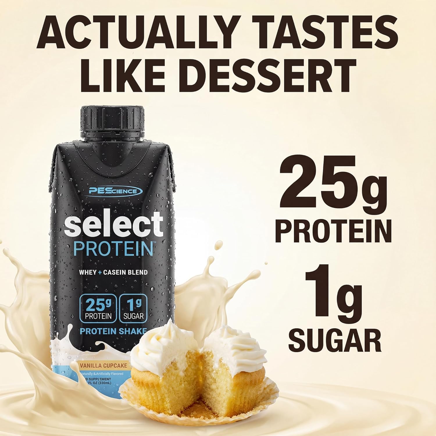 PEScience textura al verter, cremosa y satisfactoria para sustituir postres
