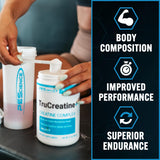 PEScience TruCreatine+ etiqueta y cierre, confianza y trazabilidad