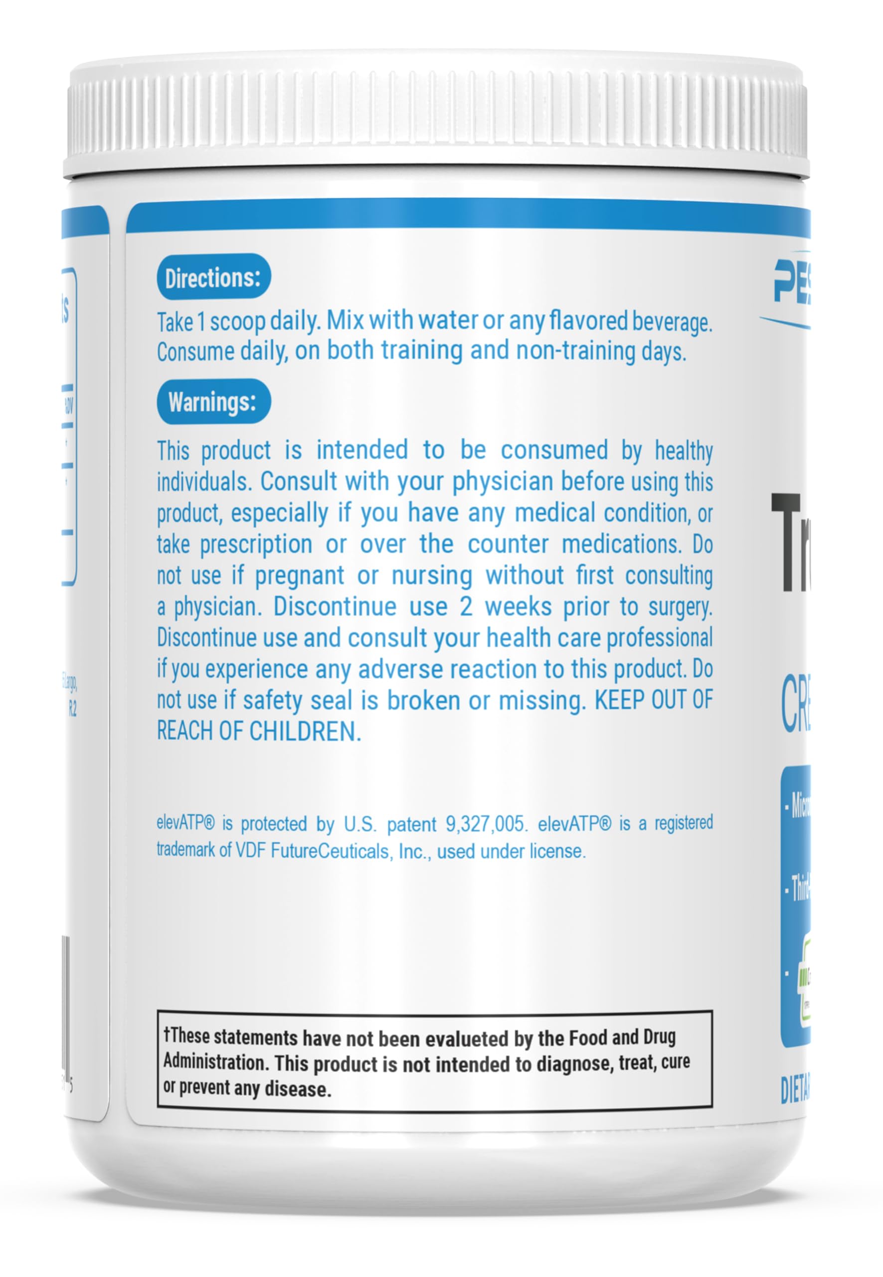 PEScience TruCreatine+ en gimnasio, refuerzo de rendimiento y recuperación