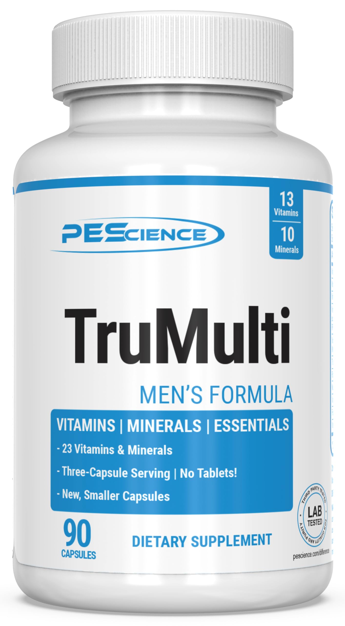 PEScience TruMulti frontal del envase mostrando diseño y cantidad