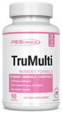 PEScience TruMulti frontal del envase mostrando suplemento y beneficio de confianza