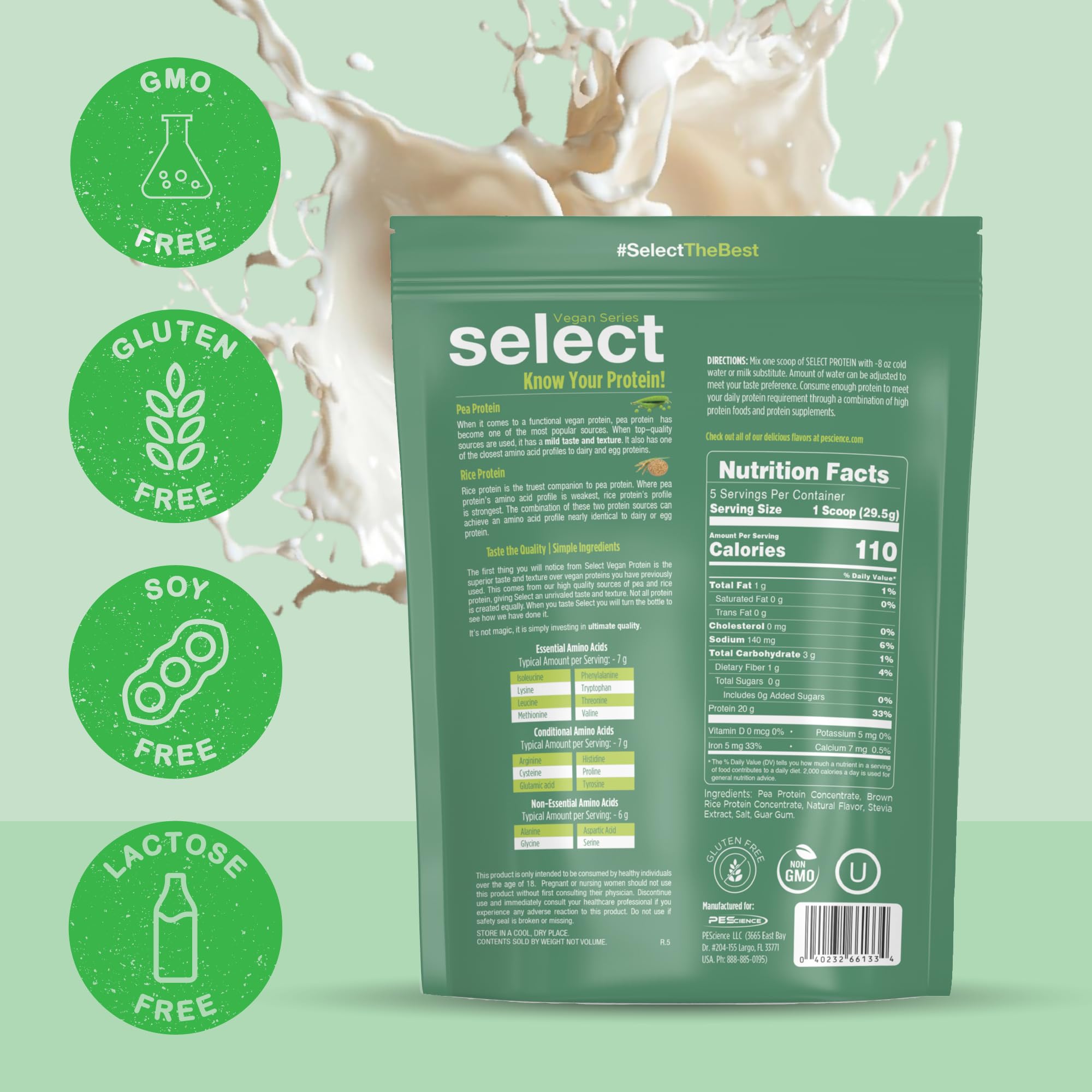 PEScience batido con frutas mostrando versatilidad en recetas y aporte proteico