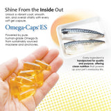 Pet Health Solutions etiqueta nutricional de Omega-Caps ES con ingredientes y dosis