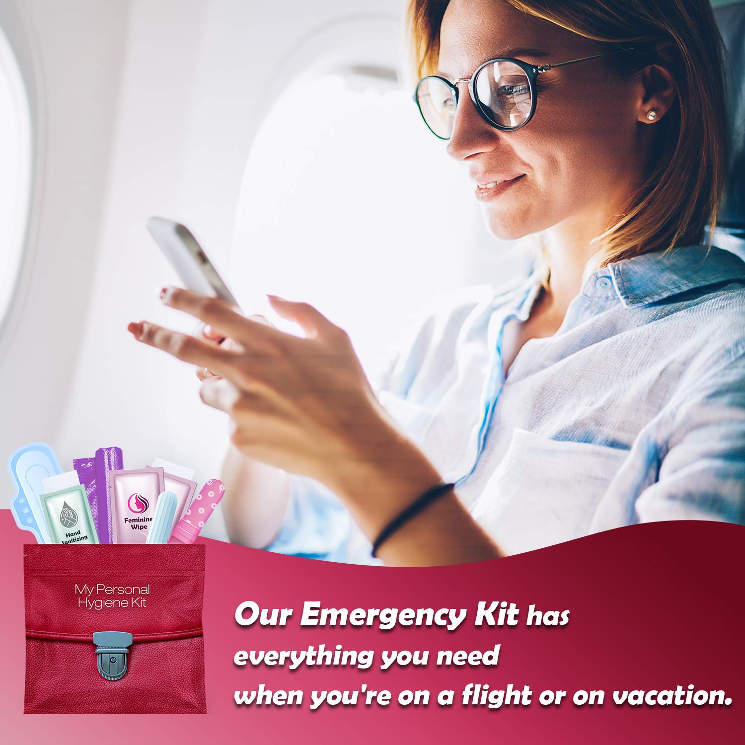 pH Advantage kit dentro de una mochila ideal para escuela o viaje