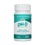 pH-D envase frontal mostrando 36 supositorios y beneficio de suministro prolongado
