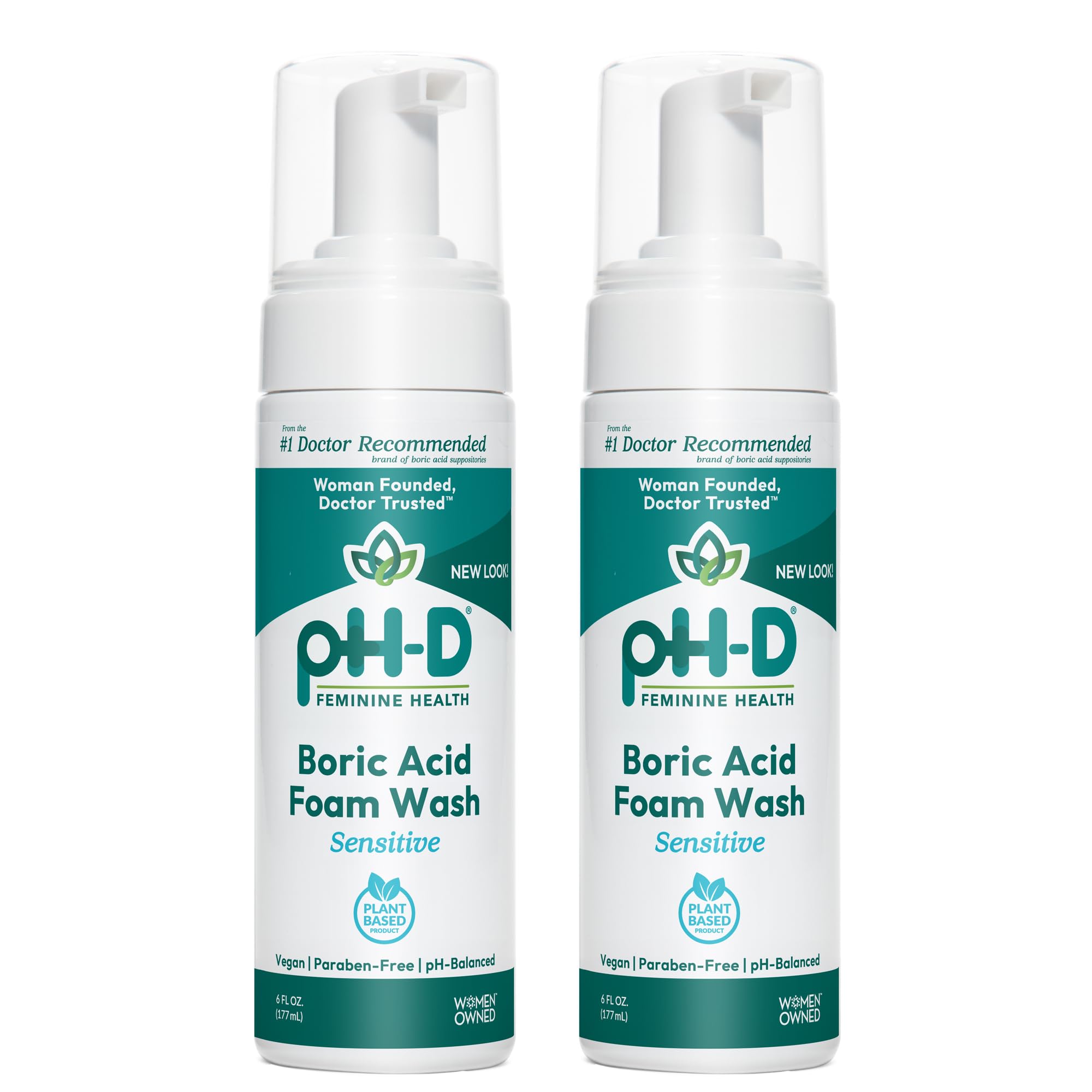 pH-D Feminine Health frente del envase mostrando diseño y beneficios