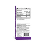 Pharmaganics etiqueta con ingredientes y dosis para confianza del usuario
