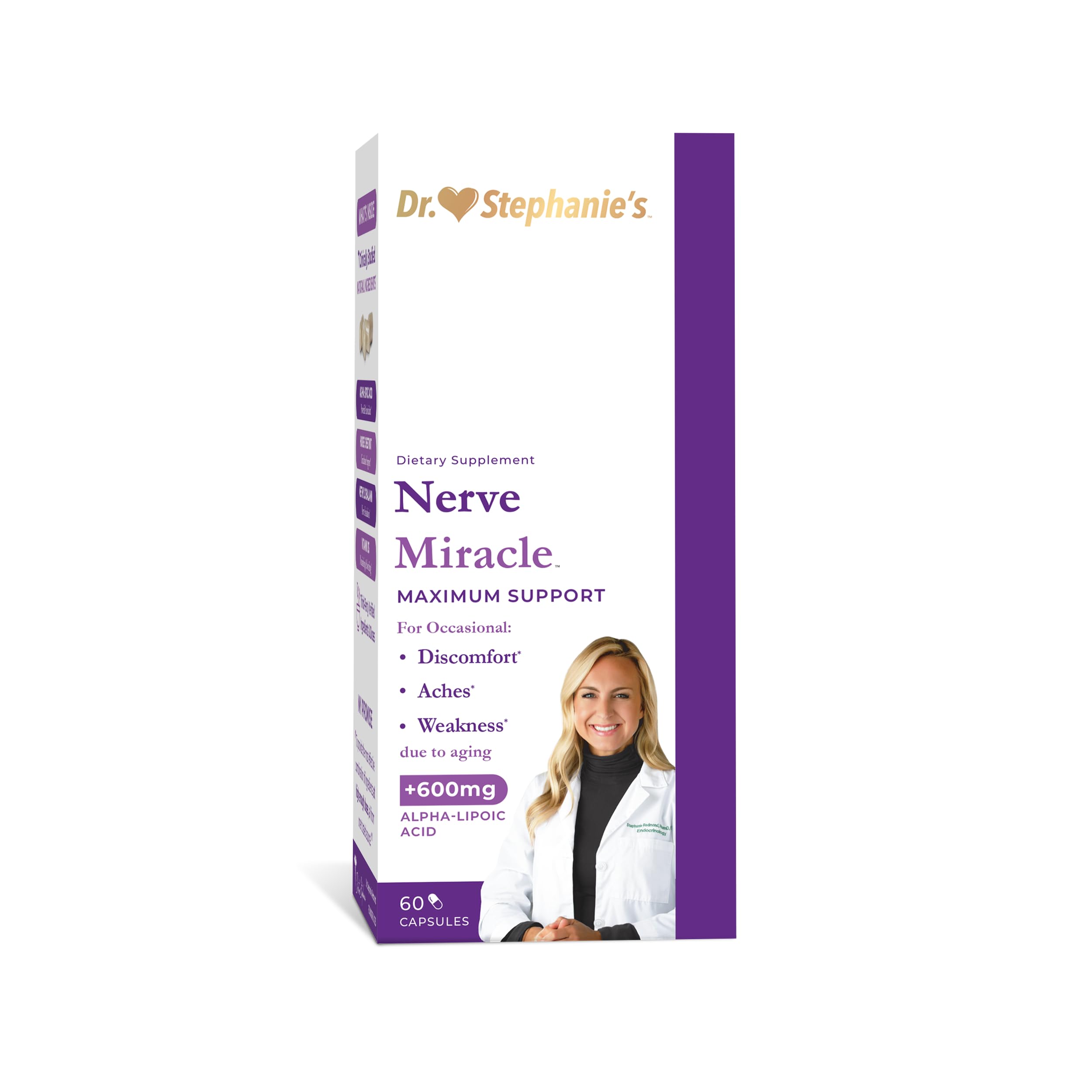 Pharmaganics vista frontal del envase mostrando la marca y beneficios