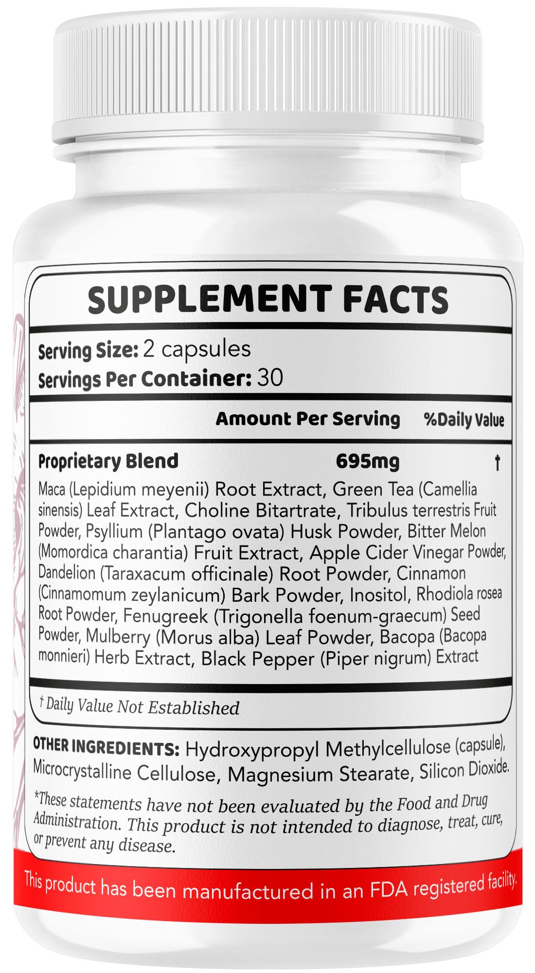 pharmagetics glyco balancer etiqueta informativa primer plano transparencia