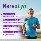 pharmagetics nervolyn botella abierta con cápsulas visibilidad del contenido