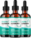 pharmagetics botella frontal de Sugar Harmony Drops mostrando diseño y beneficios visibles