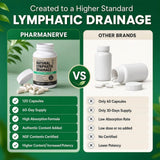 PHARMANERVE etiqueta con lista de ingredientes y extractos estandarizados, transparencia y limpieza