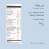 Pharmanex LifePak en uso en cocina promoviendo rutina diaria saludable