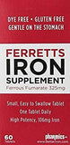 Pharmics Ferretts frasco frontal mostrando etiqueta clara y beneficio de suministro prolongado