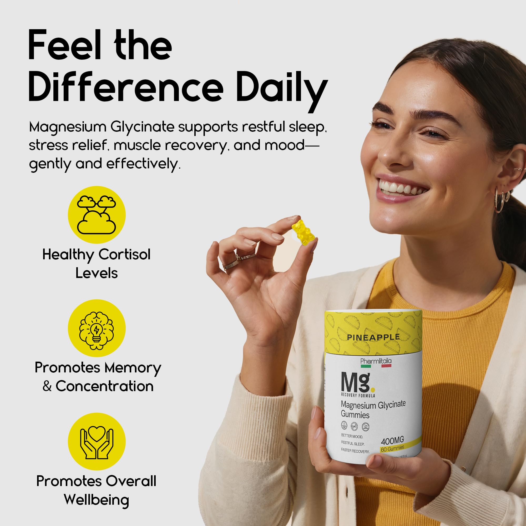 Pharmlitalia etiqueta nutricional en primer plano mostrando información clara