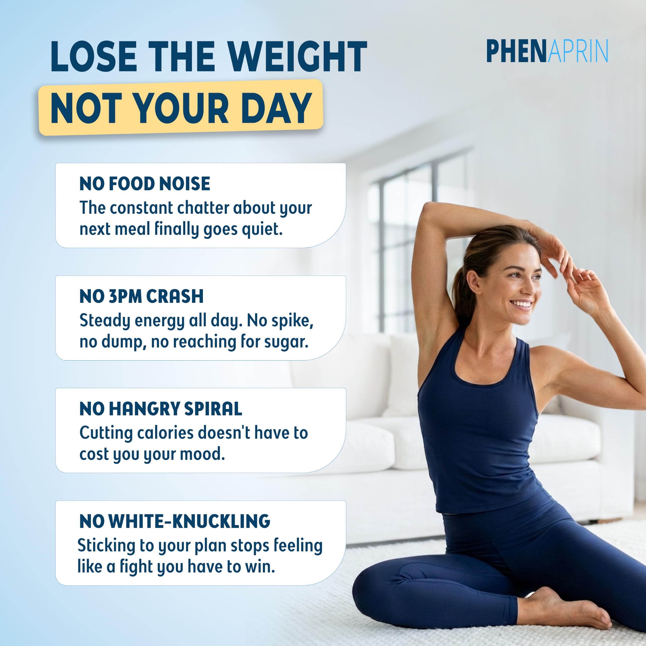 PhenAprin TX7 etiqueta con ingredientes clave y claridad de formulación