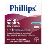 Phillips' frente del empaque mostrando la marca y beneficios para digestión