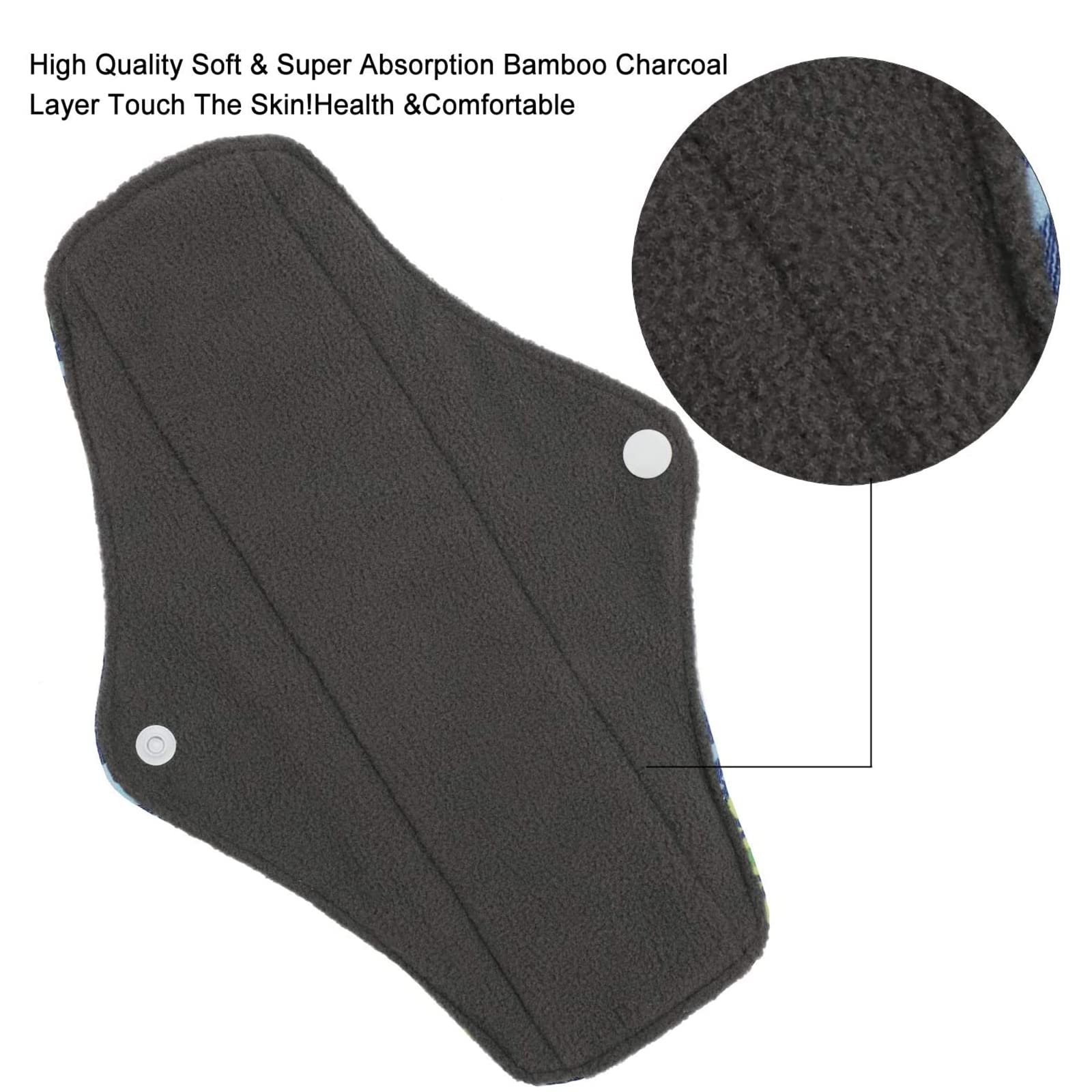 PHOGARY primer plano de la textura de bambú con carbón, suavidad y control de olores