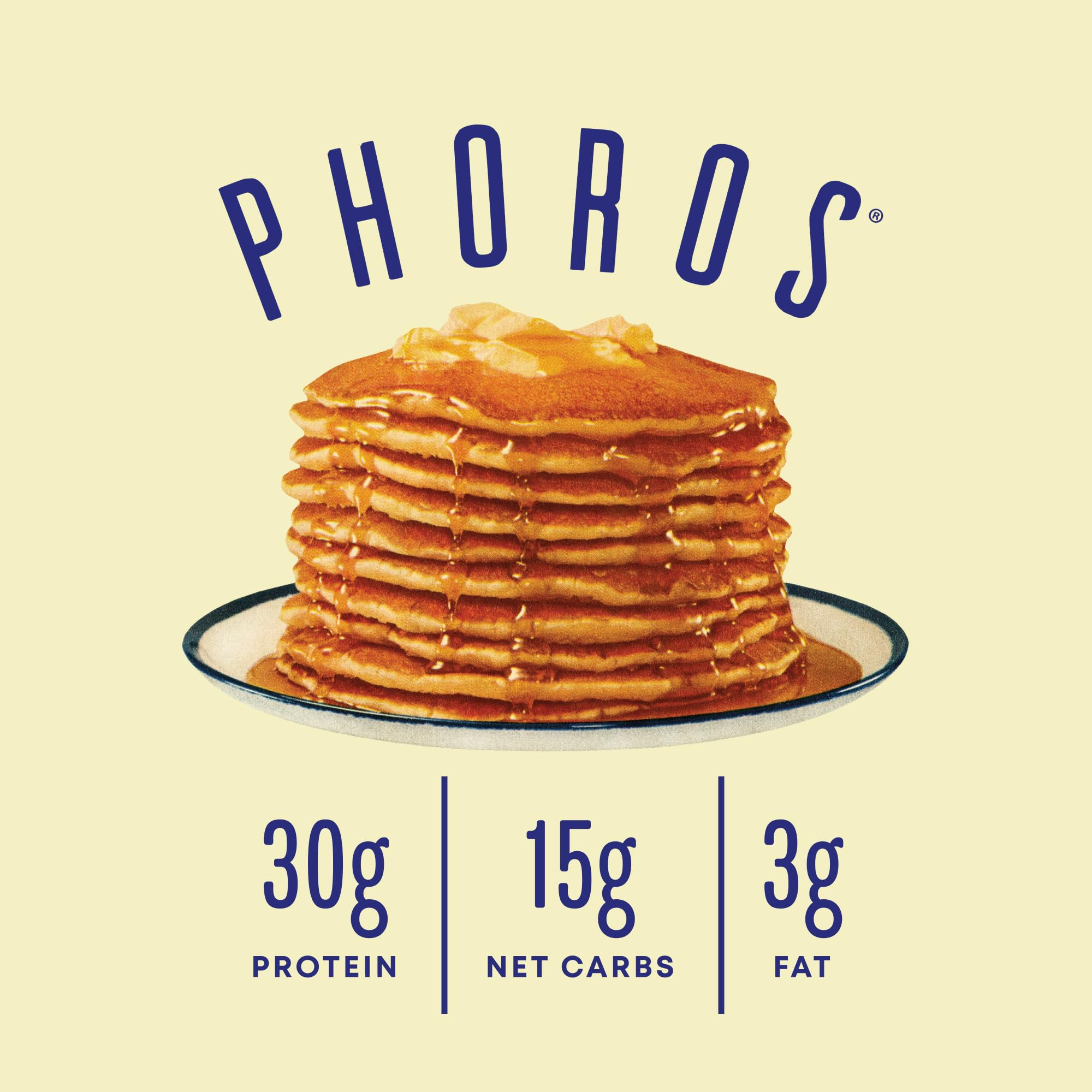 Phoros Nutrition textura del polvo lista para mezclar y preparar rápido