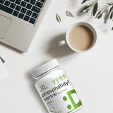 Phosphatidylserine tamaño comparativo de la botella para estimar cantidad