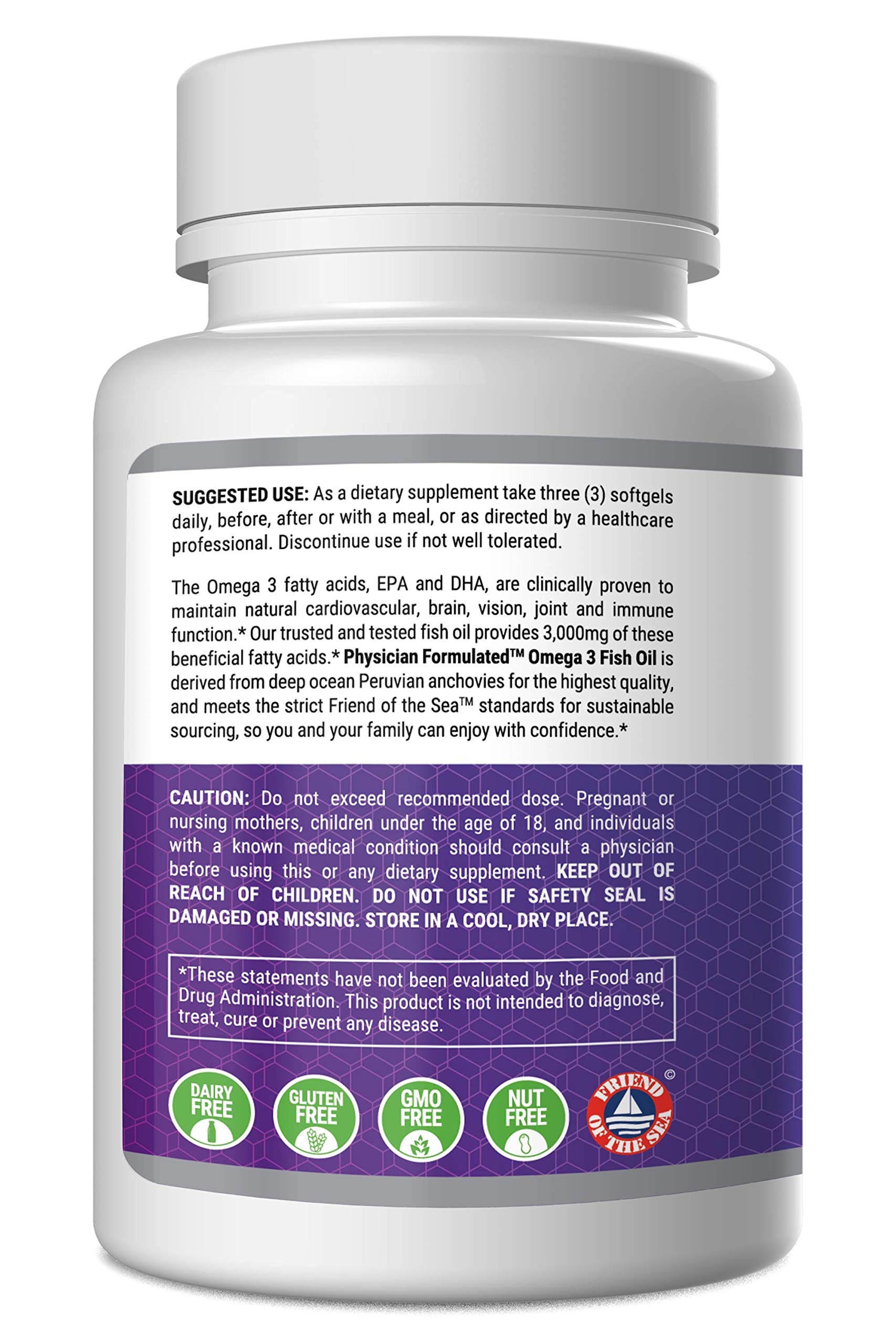 Physician Formulated certificado IFOS 5 estrellas que confirma pruebas de terceros