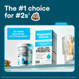 Physician's CHOICE cápsula abierta detalle de recubrimiento resistente al ácido y protección