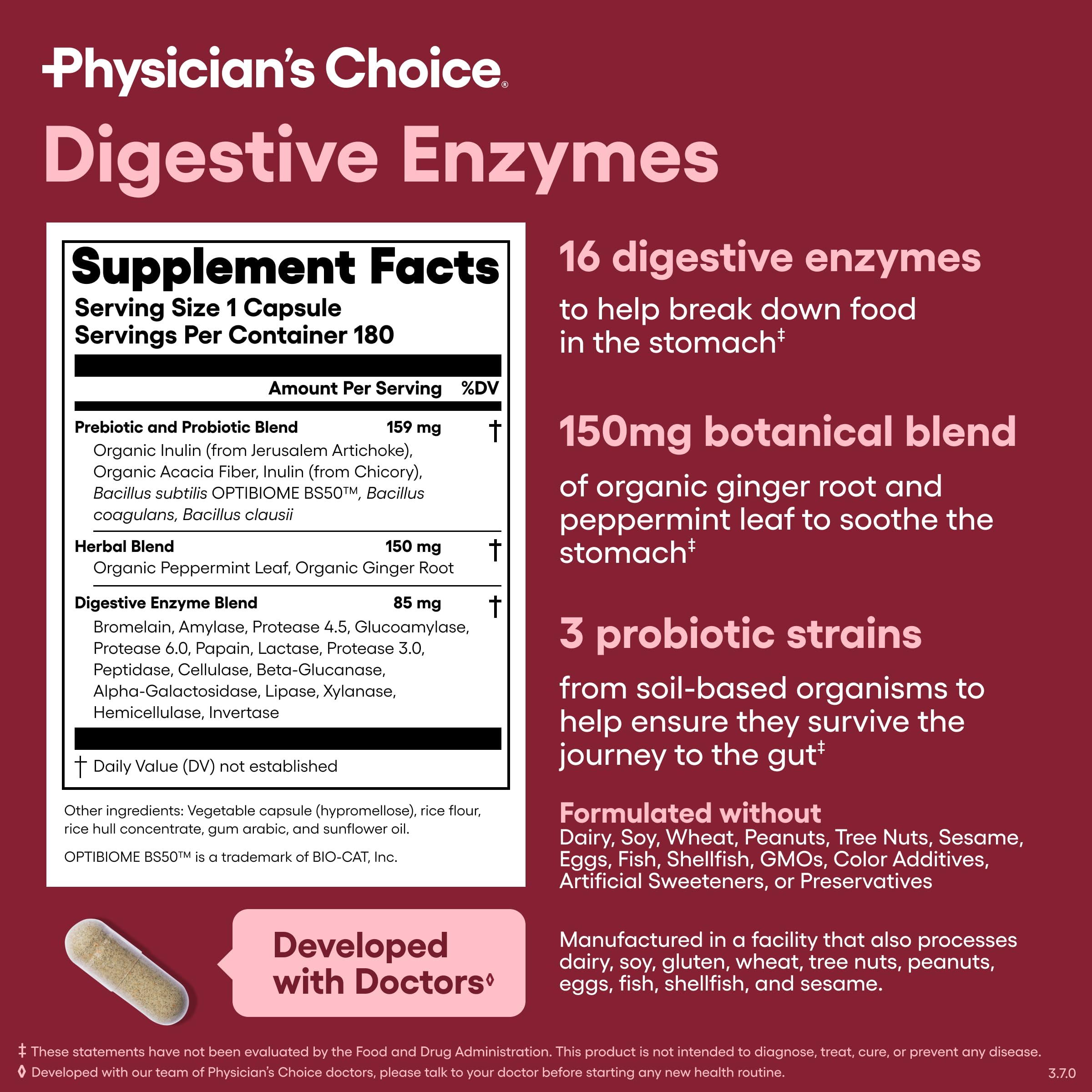 Physician's CHOICE en escena lifestyle mostrando comodidad tras una comida