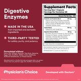 Physician's CHOICE lifestyle con desayuno equilibrado y rutina diaria para confort digestivo