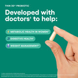 Physician's CHOICE etiqueta con lista de ingredientes clave y calidad