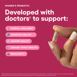 Physician's CHOICE etiqueta con lista de cepas y prebióticos